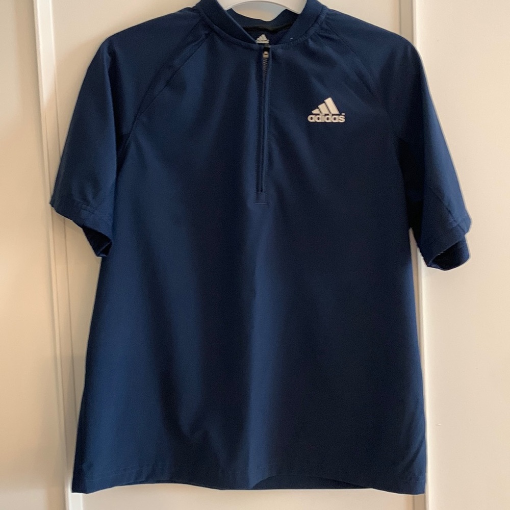 Adidas Blue Boys Sport Top sz M